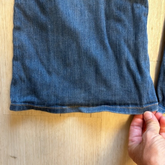 Hudson Womens Flare Jeans Blue Stretch Medium Wash Low Rise Denim USA 28 - Picture 6 of 7